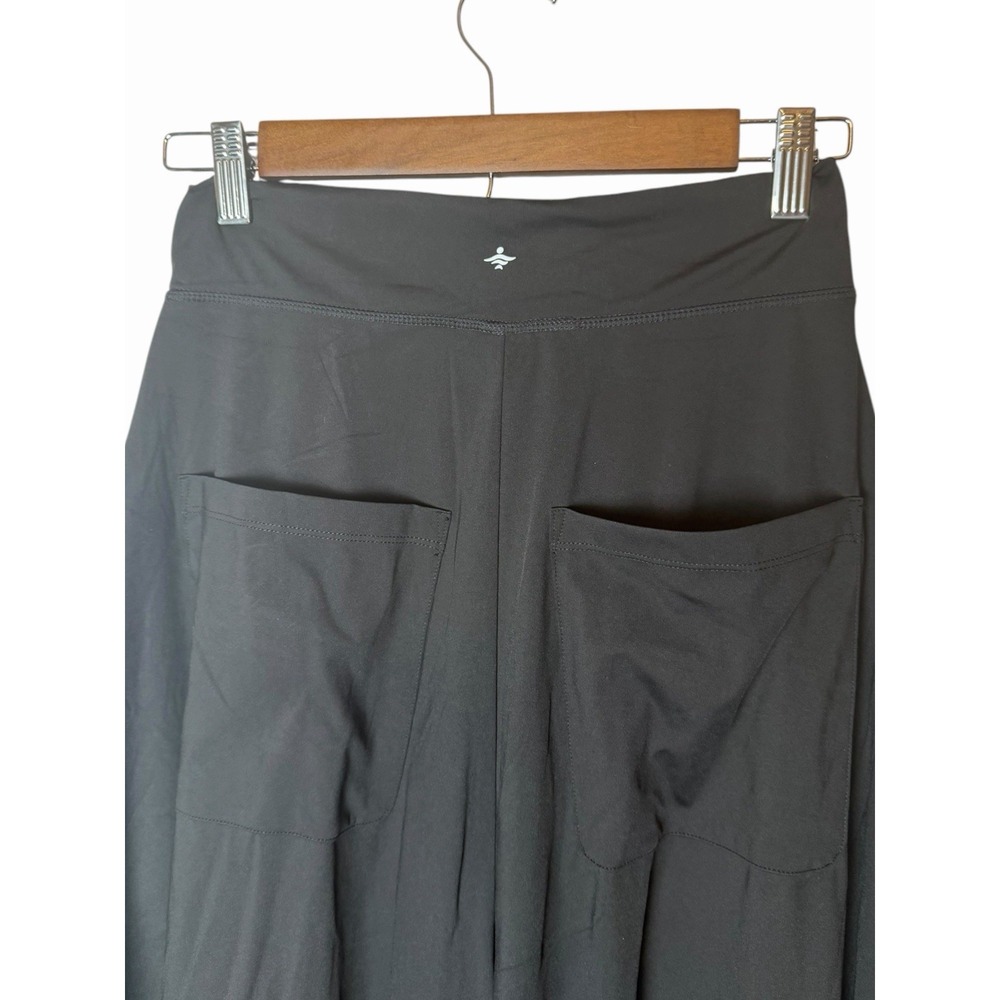 Halara Mid Rise Draped Wide Leg Pants Women's Pockets Casual Stretch Small Reg - Picture 7 of 10